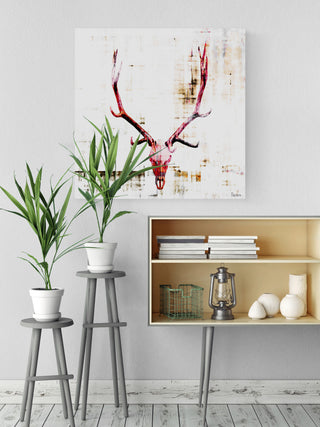 "Hot Temper" Fine Art Canvas Print, 24"x24"