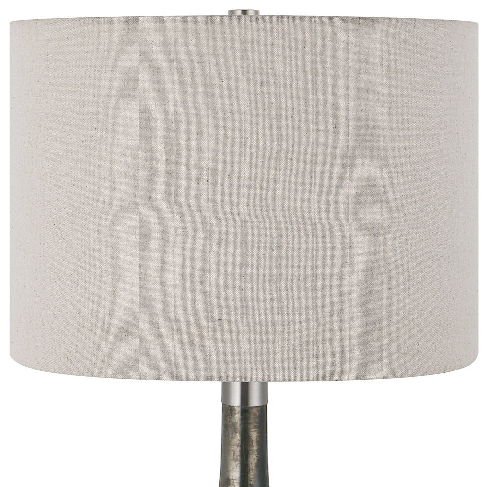 Uttermost Contour Metallic Glass Table Lamp