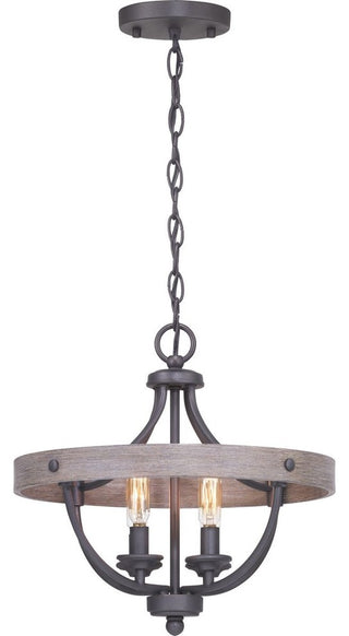 Gulliver Collection 4-Light Semi-Flush Convertible, Graphite