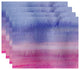 Painted Sunset 18"x14" Multi Stripe Print Placemat, Set of 4