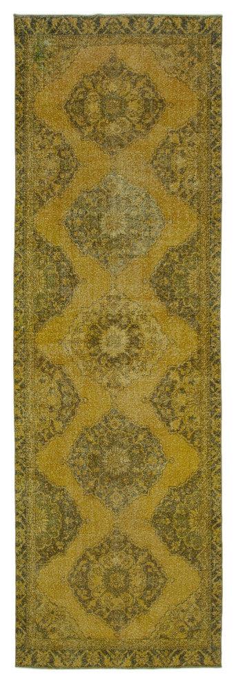 Rug N Carpet - Handmade Oriental 4' 4" x 13' 0" Tribal Runner Rug