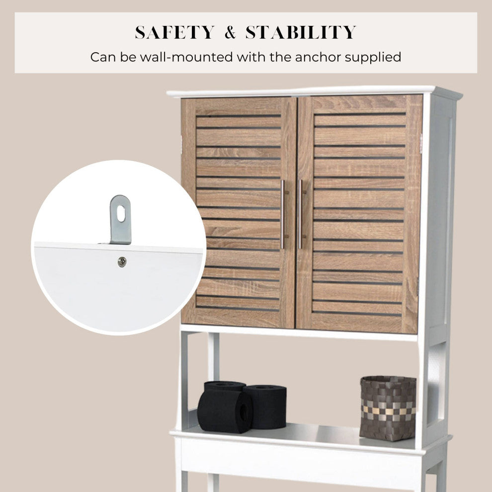 Over The Toilet Storage Cabinet, Space-Saving Bathroom Storage Cabinet, Stockholm