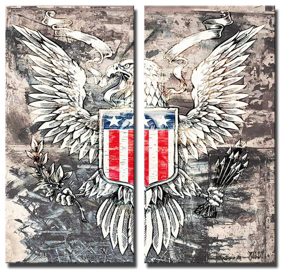 Born2BWild XXIX Canvas Wall Art, 2-Piece Set, 24"x12"