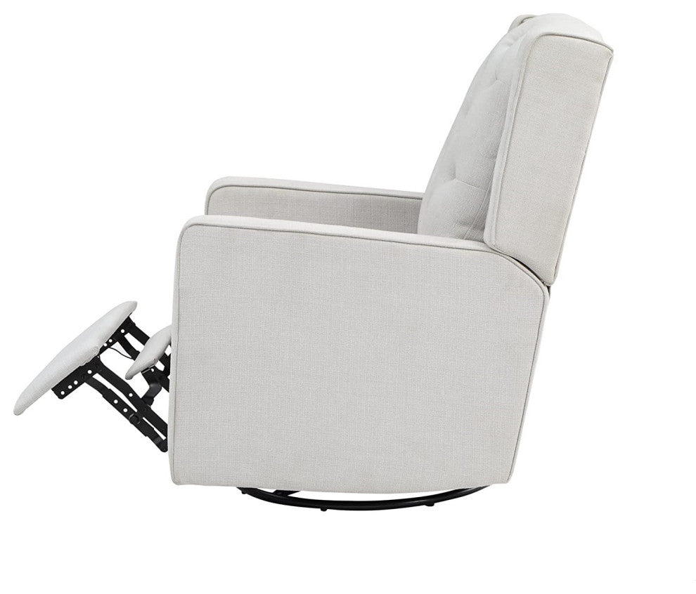 Ava Swivel Glider Recliner, Gray