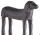 Tall Bronze Metal Dog Sculptures Set 2 Hounds Beagle Dachshund Long Legs