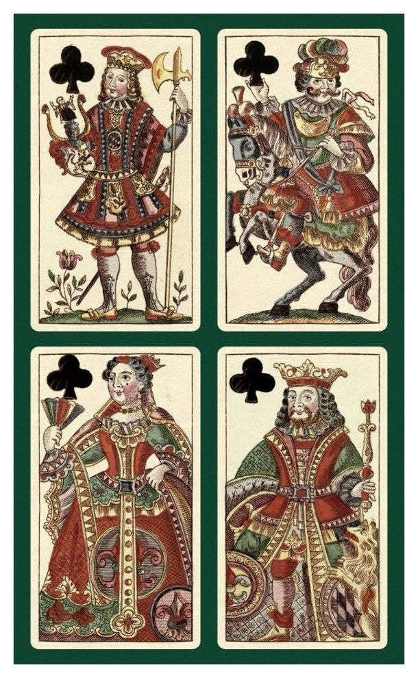 "Clubs (Bauern Hochzeit Deck)" Print by Andreas Benedictus GÃŒÂ¦bl, 26"x42"