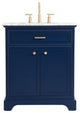 Elegant Decor Americana Bathroom Vanity Blue