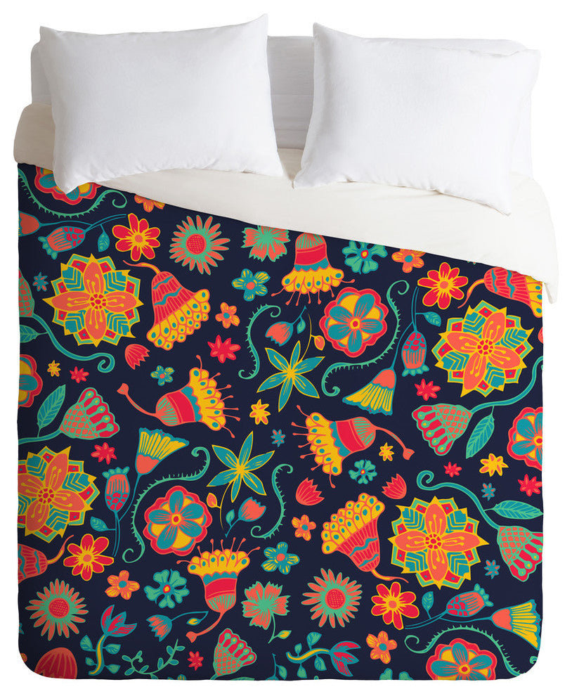 Deny Designs Arcturus Bloom 1 Duvet Cover - Lightweight