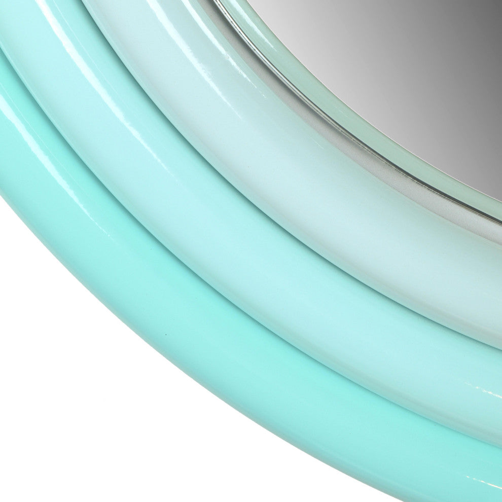 Neon Large Wall Mirror, Blue