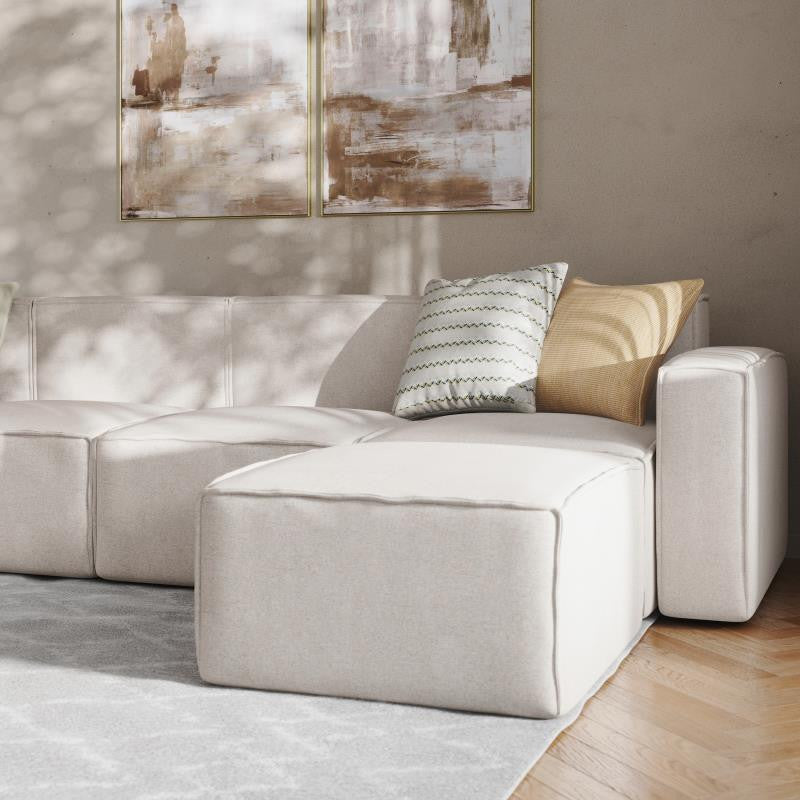 Bridgetown Luxury Modular Sectional Sofa, Cream