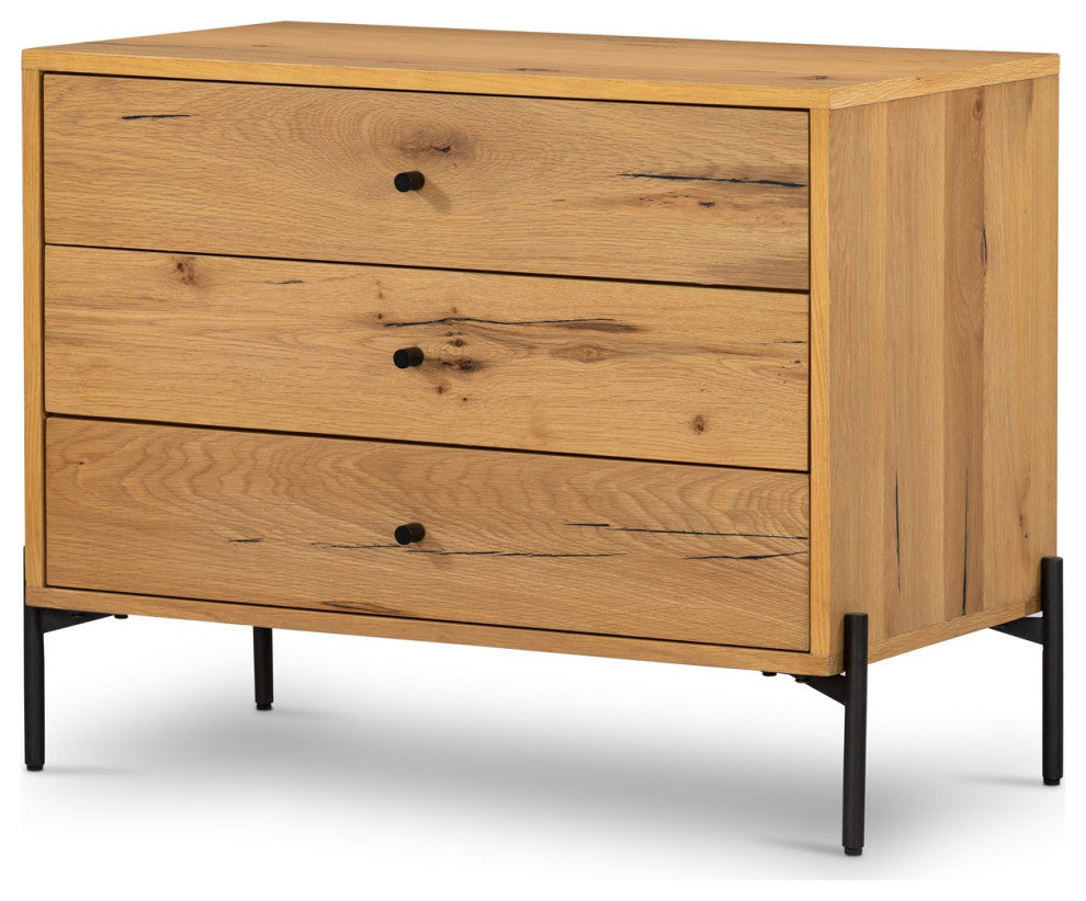 Eaton Large Nightstand-Light Oak Resin
