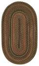 Capel Manchester Brown Hues 0048_700 Braided Rugs - 4' X 6' Oval