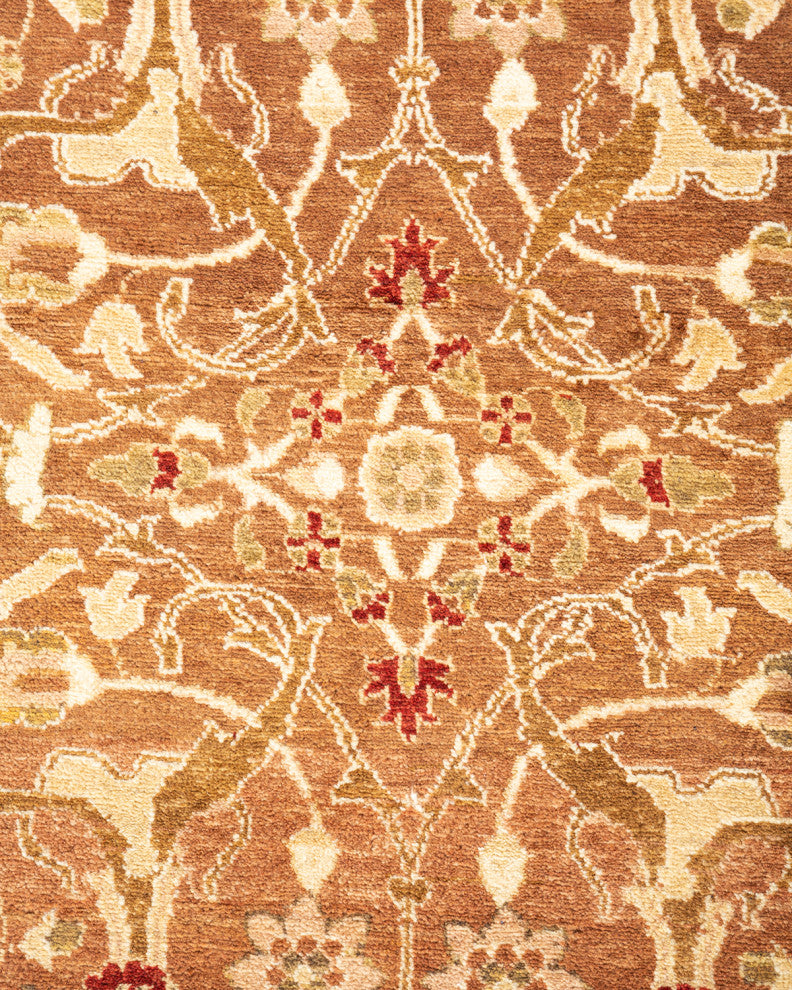 Paramar One-of-a-Kind Hand-Knotted Area Rug Brown, 4'2"x6'2"
