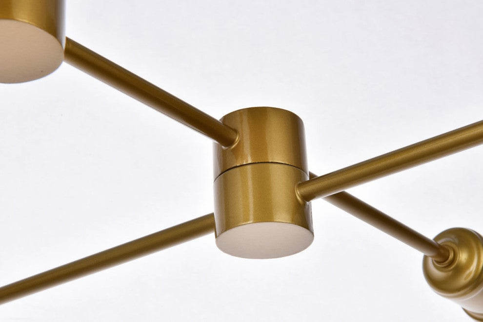 Xander 6-Light Pendant, Brass
