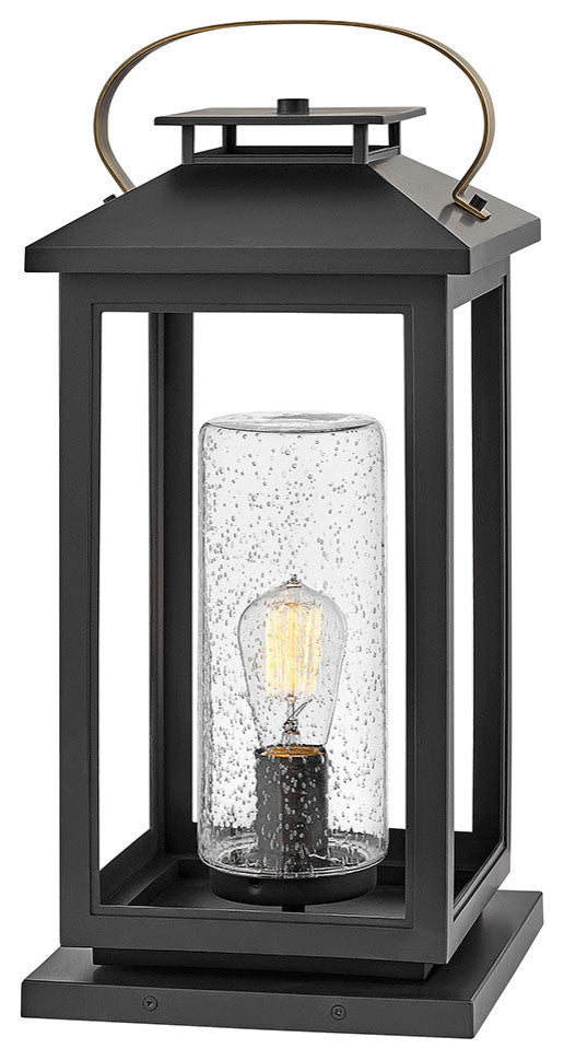 Hinkley Atwater Large Pier Mount Lantern, Black