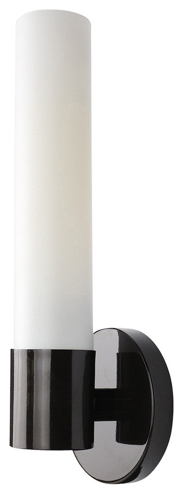 Enzo Wall Sconce, Frosted Glass Shade, Hardwired, Oil-Rubbed Bronze