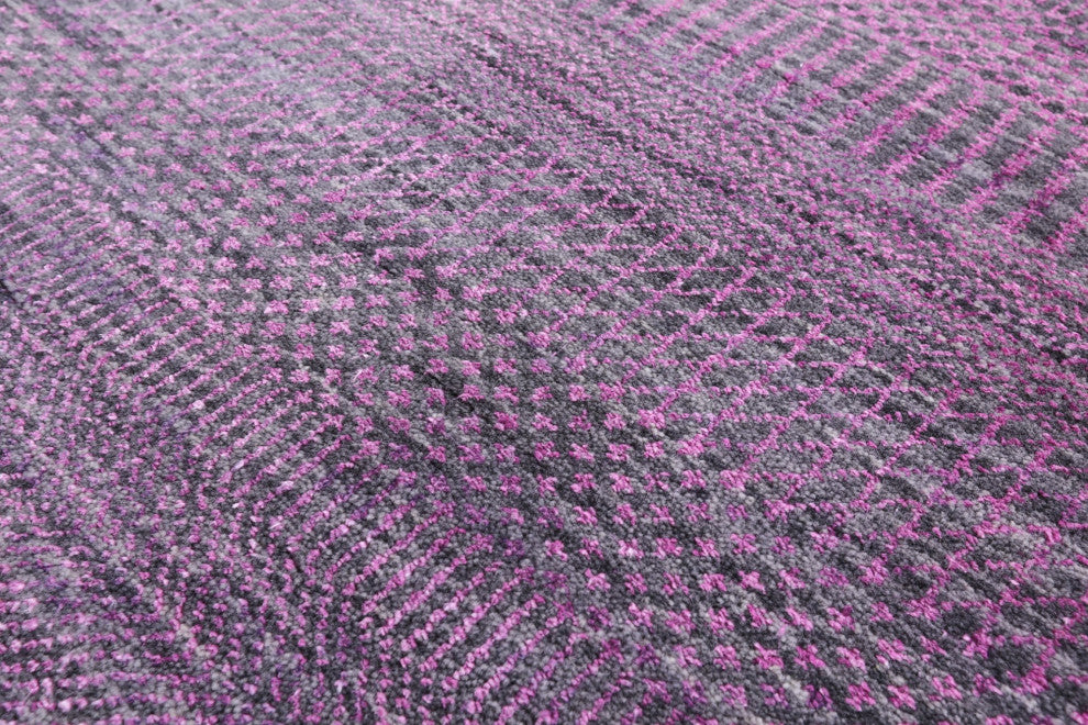 Savannah Grass Wool and Silk Handmade Rug 4' 0" X 5' 11" Q11992