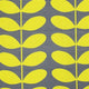 Pillow Decor - Mid-Century Modern Yellow Throw Pillow 20x20