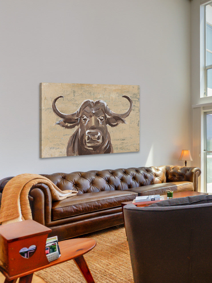 "No Bull" Painting Print on Wrapped Canvas, 60"x40"