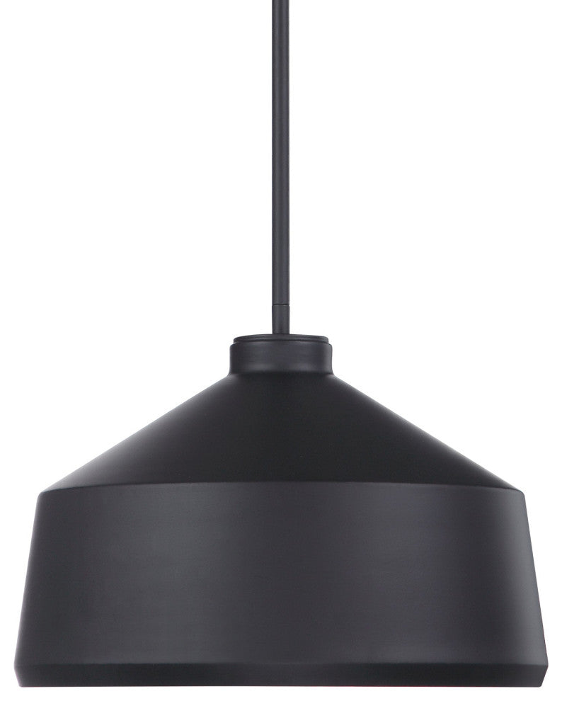 Uttermost Holgate 1-Light Black Pendant