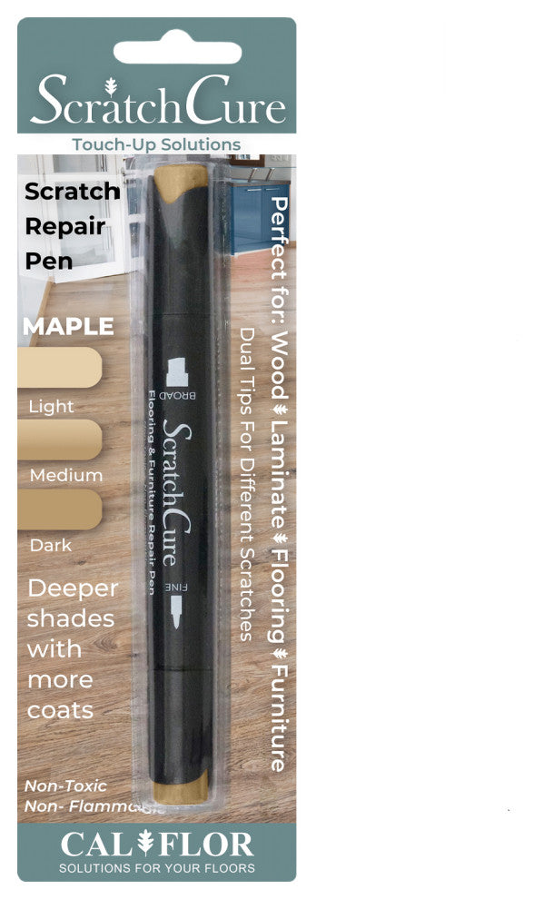 CalFlor ScratchCure Wood and Laminate Scratch Repair Pen, Maple, 1