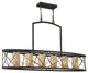 Hinkley Nest Chandelier 6-Light Linear, Oil Rubbed Bronze*