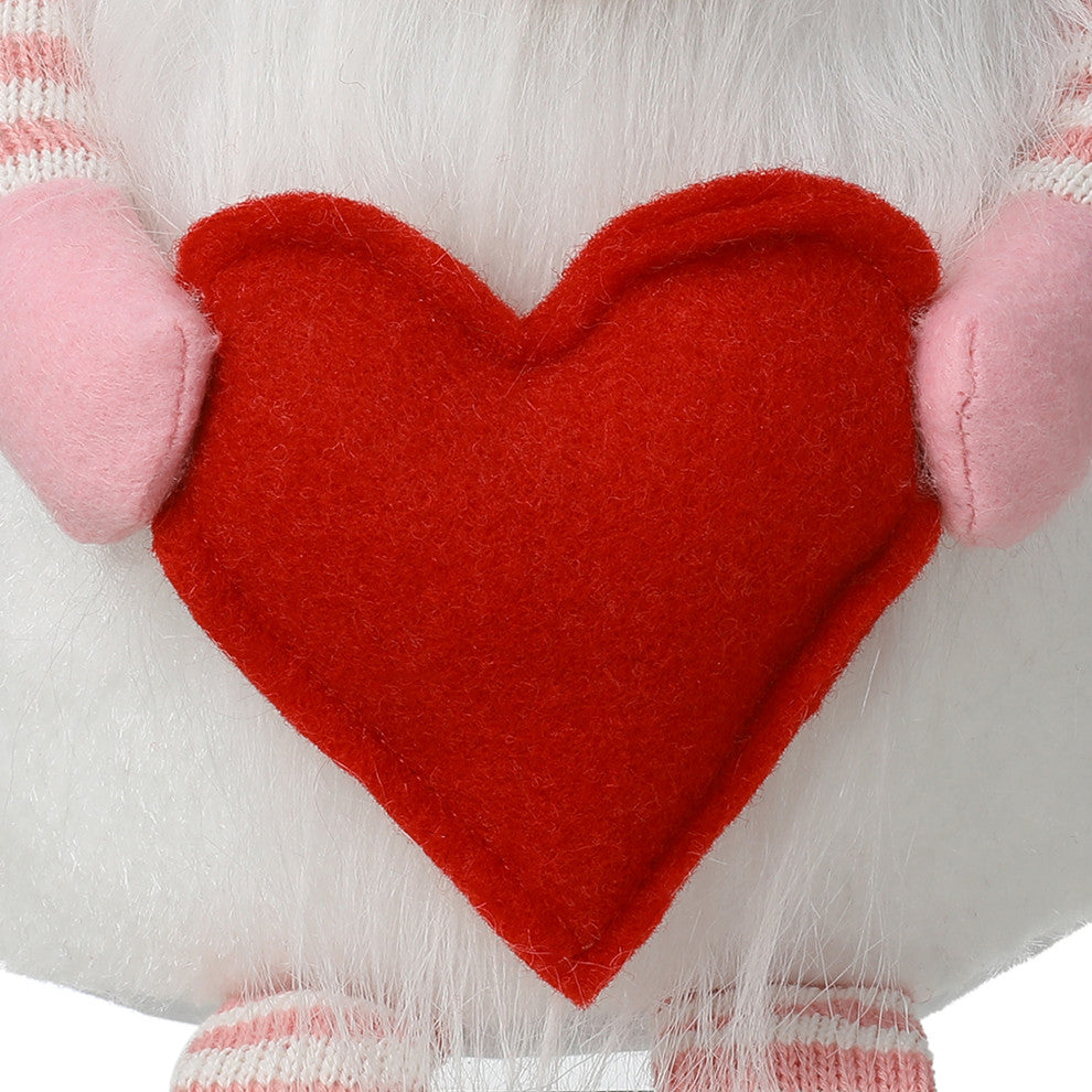 28.25'' Fabric Valentine's Gnome Shelf Sitter With Dangling Legs