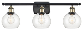 Innovations 516-3W-BAB-G122-6-LED 3 Light Bath Vanity Light, Black Antique Brass