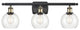 Innovations 516-3W-BAB-G122-6-LED 3 Light Bath Vanity Light, Black Antique Brass
