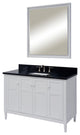 Turner 48" Vanity Base With 4 Doors and Bottom Drawer