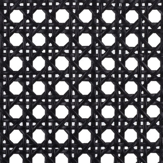 Safavieh Saito Lowback Cane Center Stool, Black