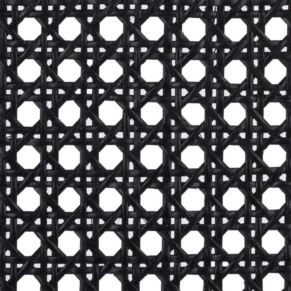 Safavieh Saito Lowback Cane Center Stool, Black