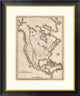 "Map of North America, 1839"  by Samuel Augustus Mitchell, 27x32"