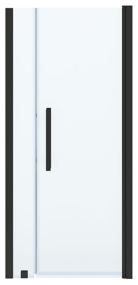 Pasadena 36"Wx36"Dx74 3/4"H Alcove Pivot Shower Kit Black Base