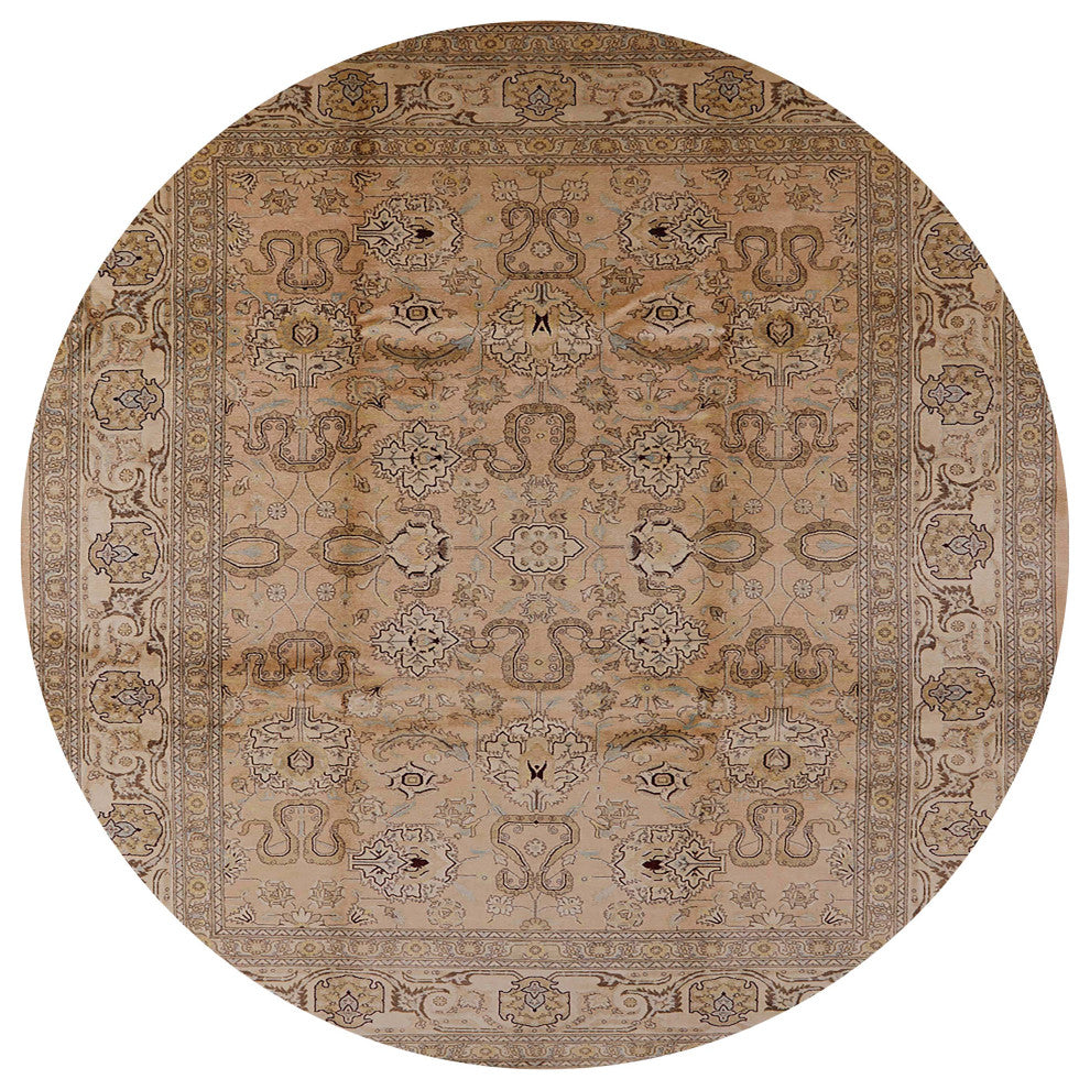 Ahgly Company Indoor Round Mid-Century Modern Area Rugs, 3' Round