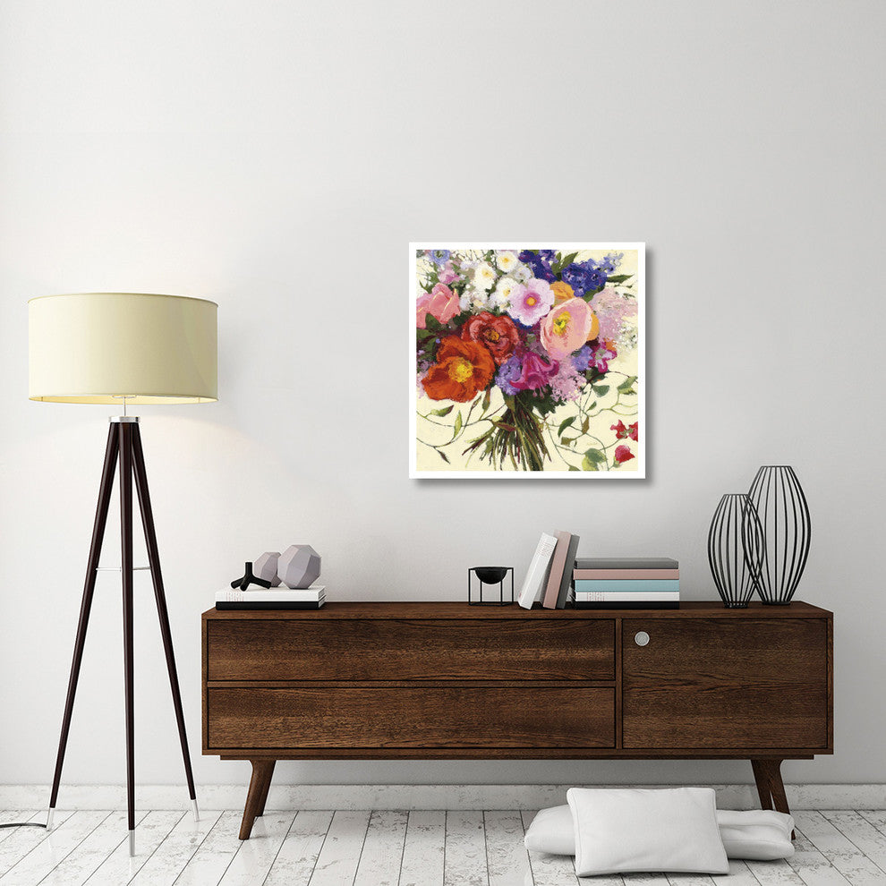 "Bouquet de Printemps" Digital Paper Print by Shirley Novak, 32"x32"