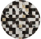 Addison Premium Washable Mayfield AMF105 Black 8' x 8' Round Rug