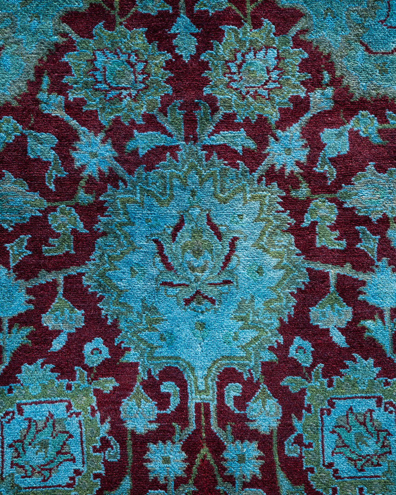 Fine Vibrance, One-of-a-Kind Handmade Area Rug Red, 14'3"x8'2"