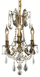 Elegant Rosalia Pendant, Antique Bronze Finish With Elegant Cut Crystal