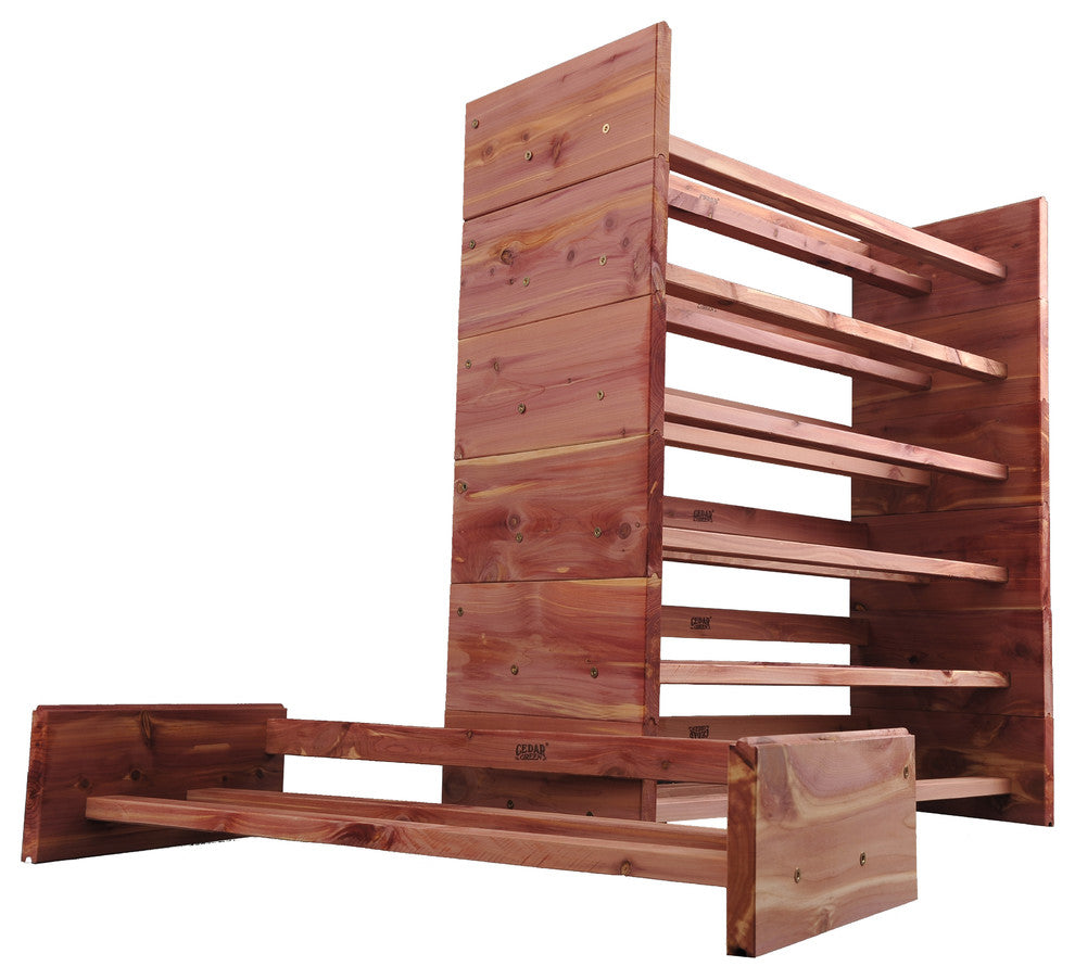 Two-Tier Aromatic Cedar Shoe Rack