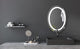 Oval LED Lighted Bathroom Mirror Anti-fog Dimmable Mirror, 24Ã—32Inch