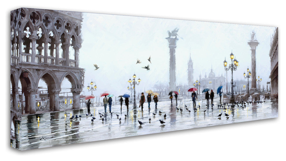 The Macneil Studio 'Piazza San Marco' Canvas Art, 32"x14"