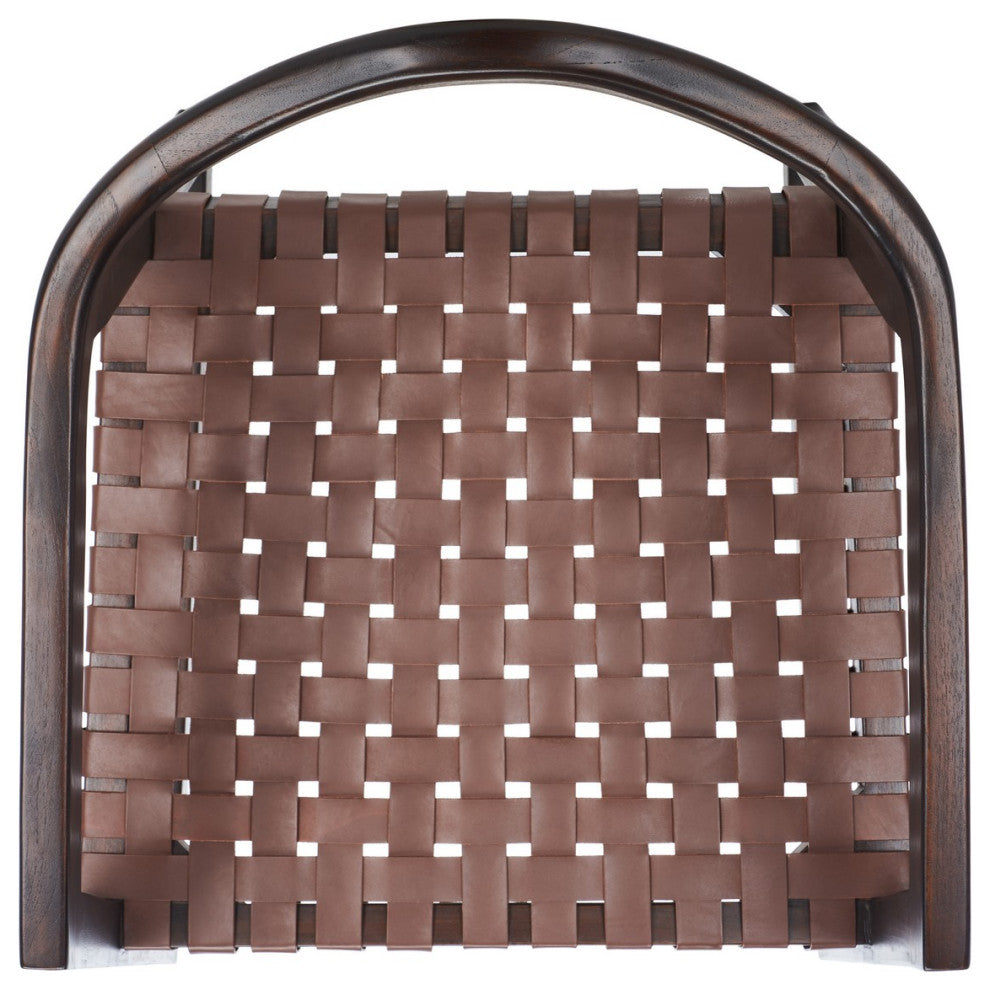 Safavieh Willa Rocking Dining Chair, Cognac/Walnut