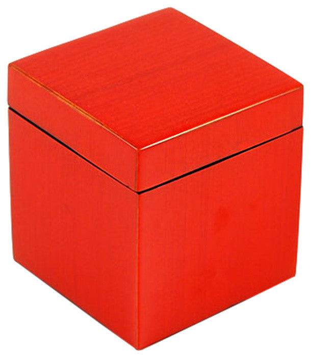 Red Tulipwood Lacquer Canister