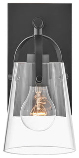 Foster Single Light Vanity in Black