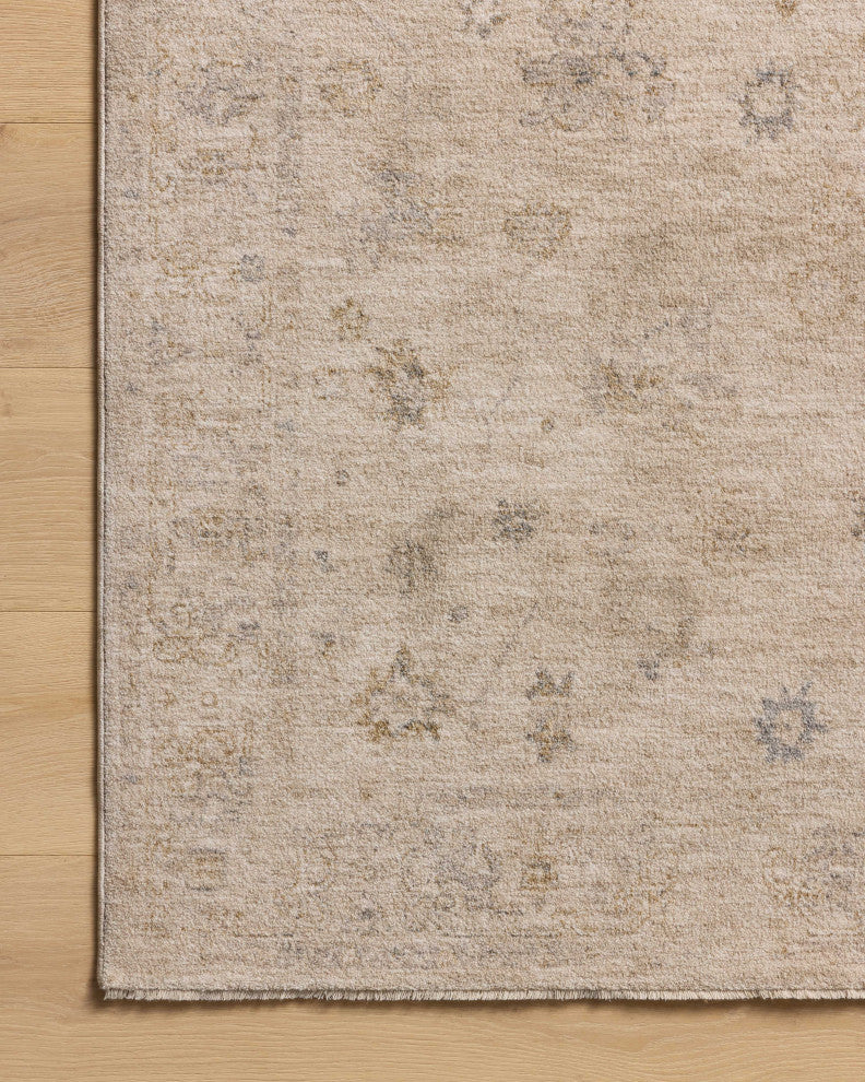 Chris Loves Julia x Loloi Louisa Oatmeal / Stone 2'-7" x 8'-0" Runner Rug