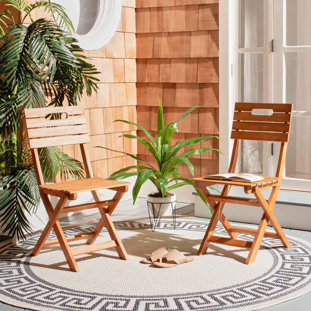 Safavieh Blison Folding Chair, Set of 2, Natural