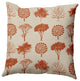 26" x 26" Field of Trees Decorative Throw Pillow, Sienna