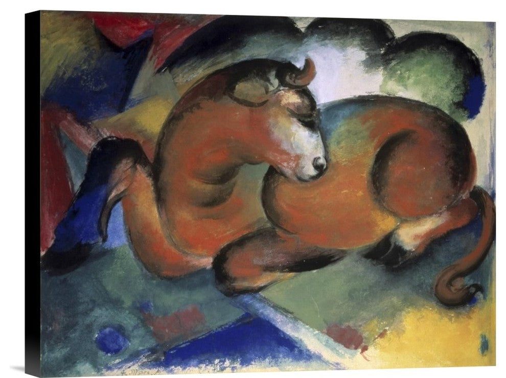'A Red Bull' Giclee Canvas Fine Art Print, 22x1.5x17.358