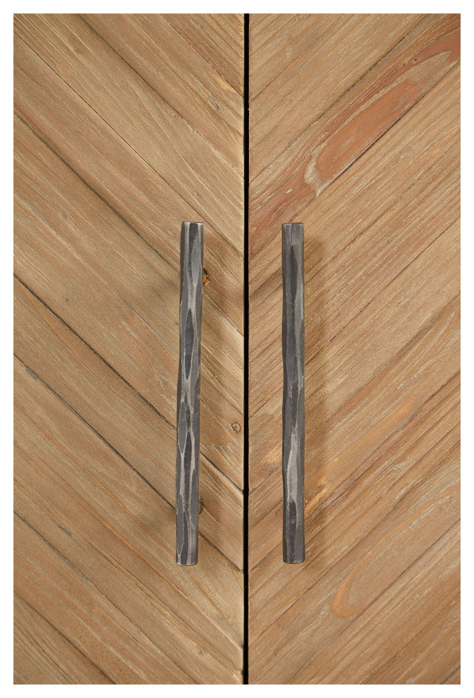 Bronx 84" 4-Door Sideboard, Brown